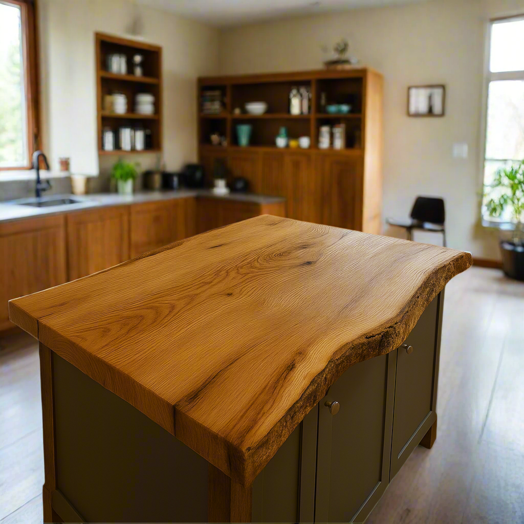 Live Edge Red Oak Countertop