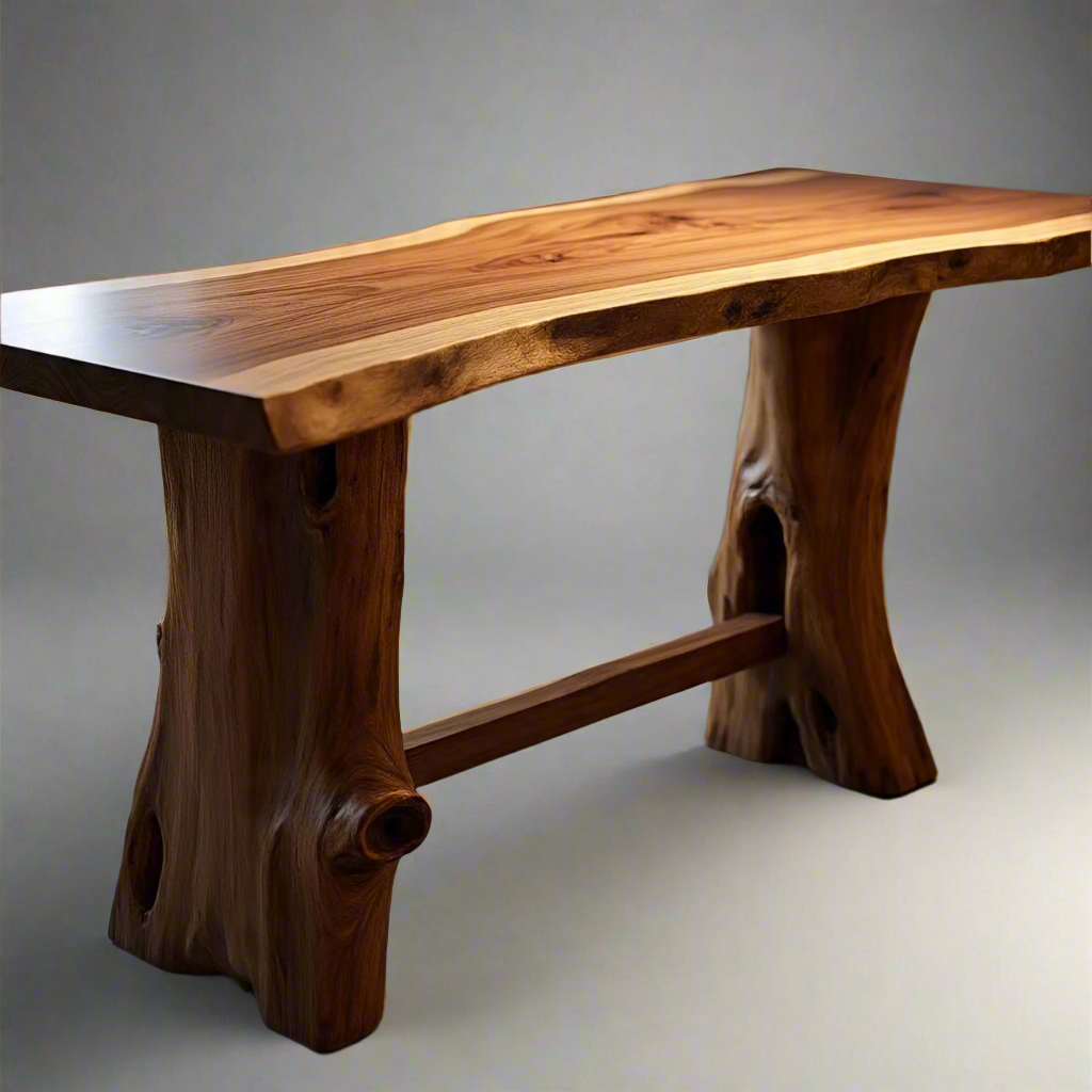 Live Edge Ipe Desk