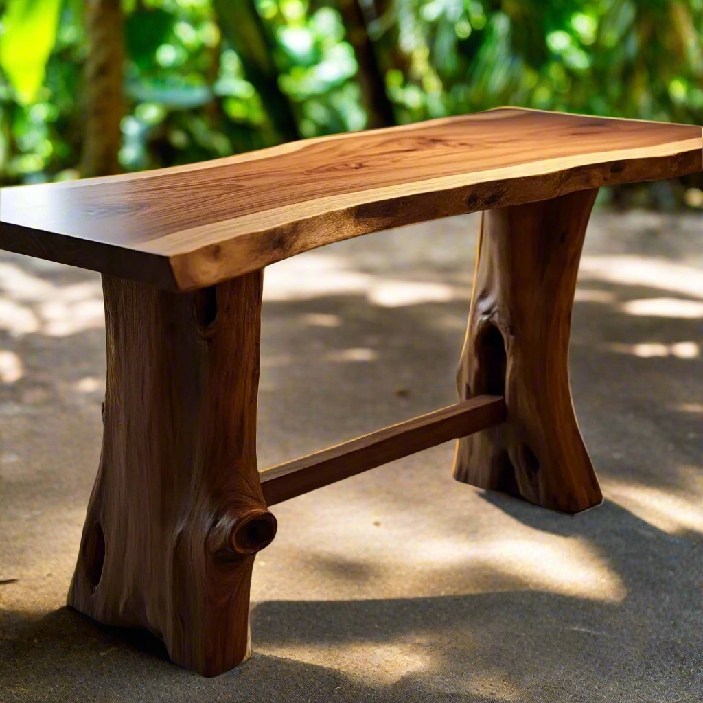 Live Edge Ipe Desk