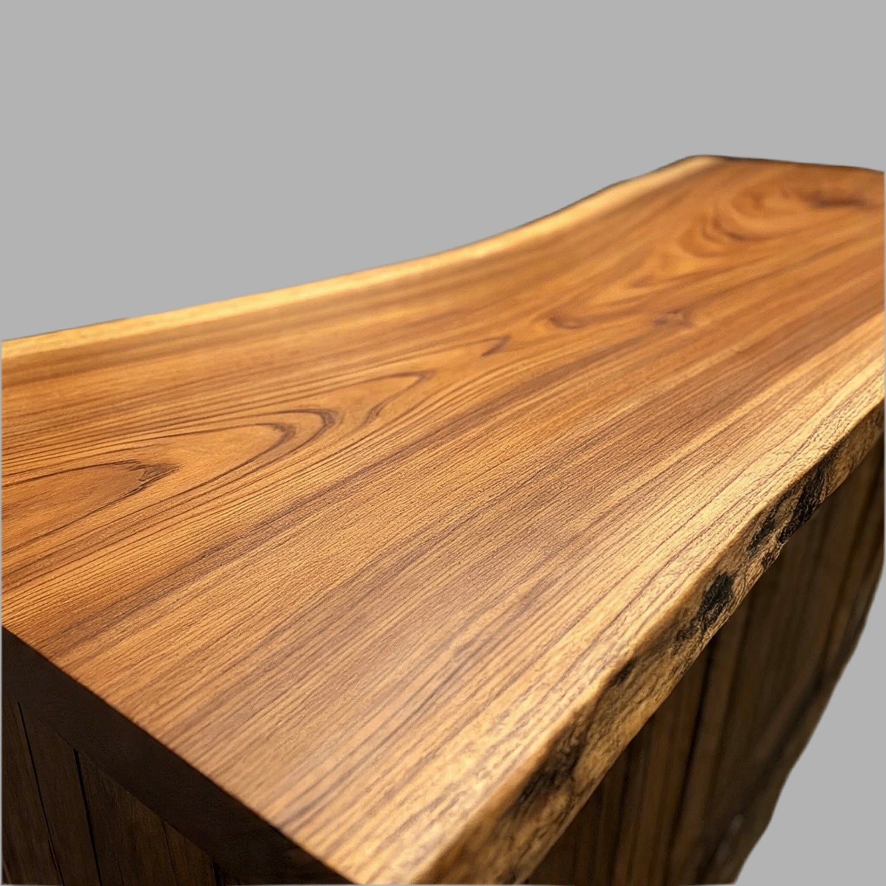 Live Edge Oak Bar Top