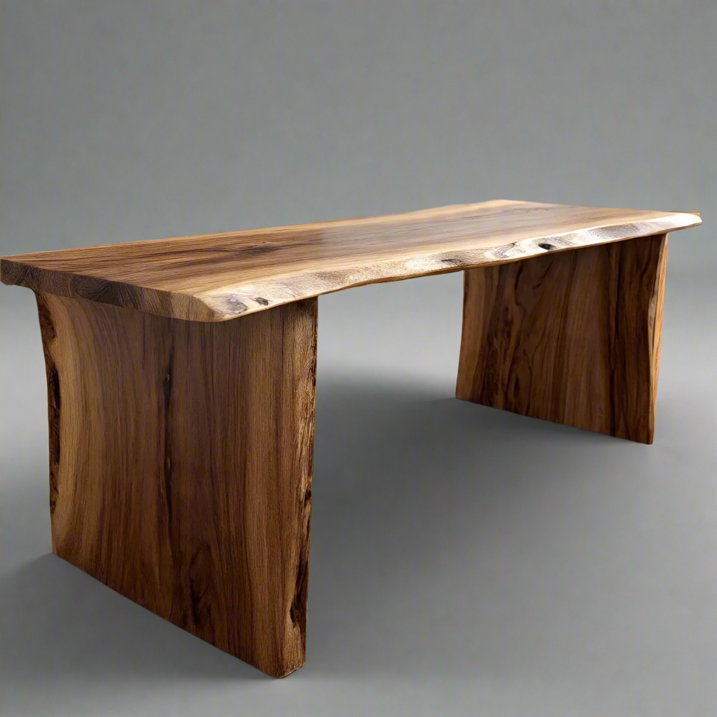 Live Edge Ambrosia Maple Desk