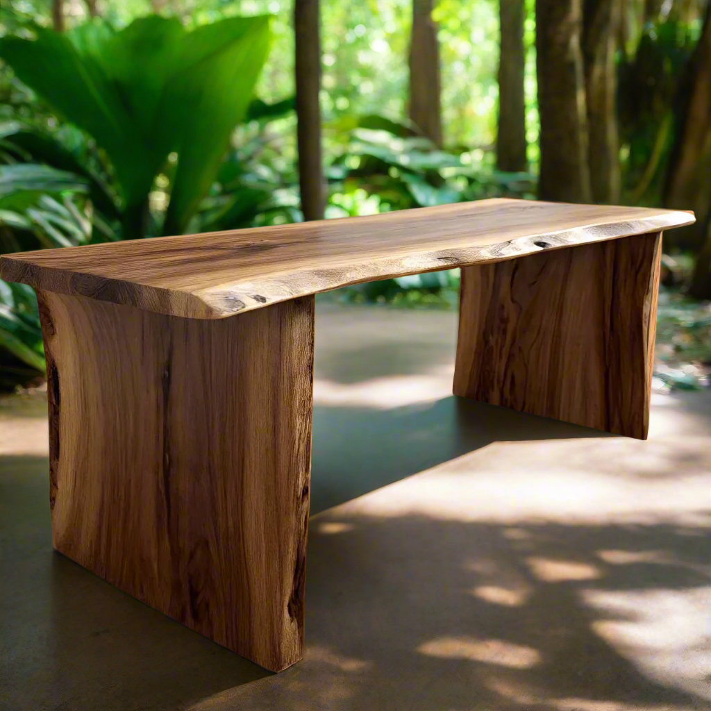 Live Edge Ambrosia Maple Desk