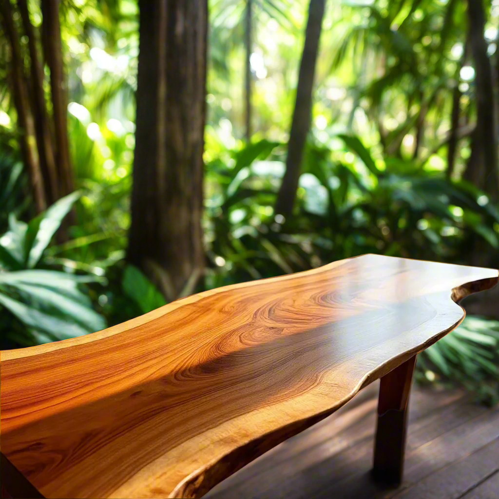 Live Edge Parota Desk