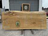Live Edge Cashew Slab 140”L x 55-56”W x 3”T   DPT 303