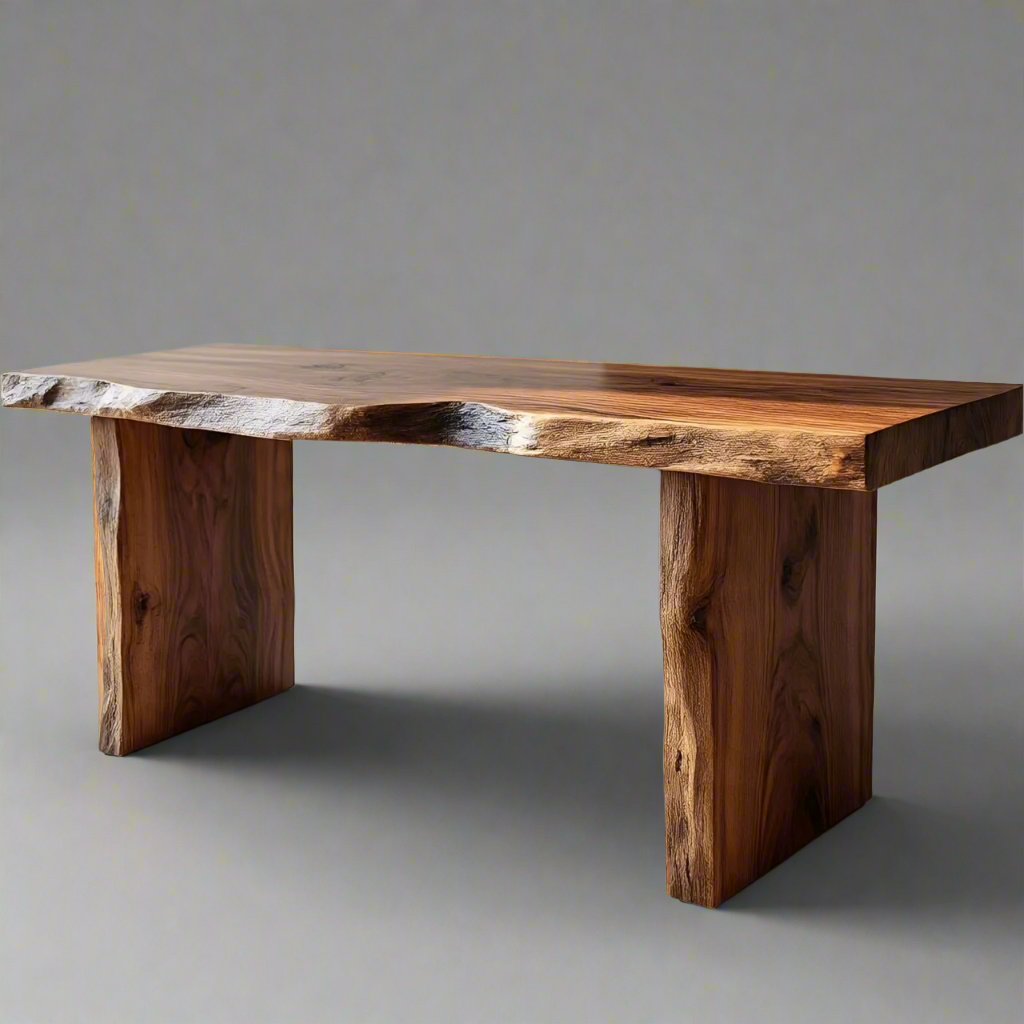Live Edge Ambrosia Maple Desk