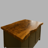 Live Edge Black Walnut Burl Countertop