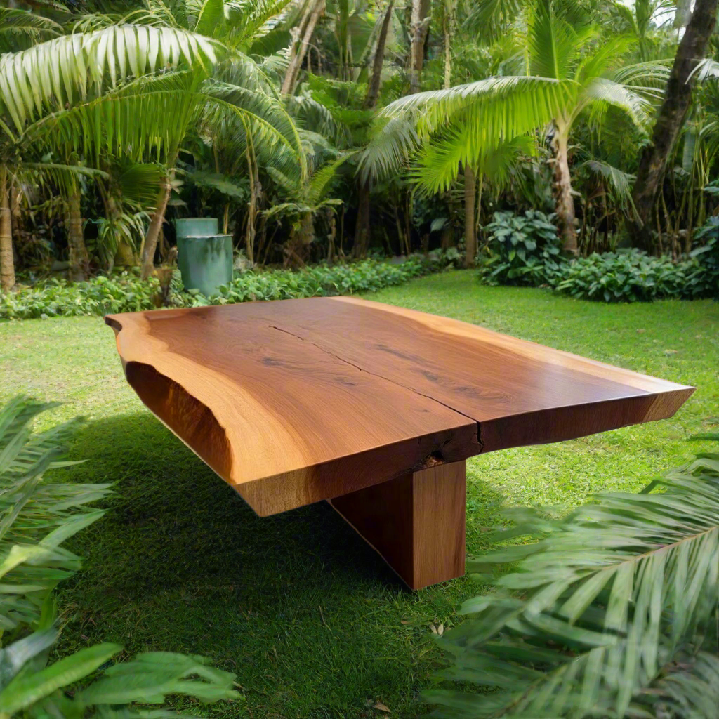 Live Edge Red Oak Conference Table