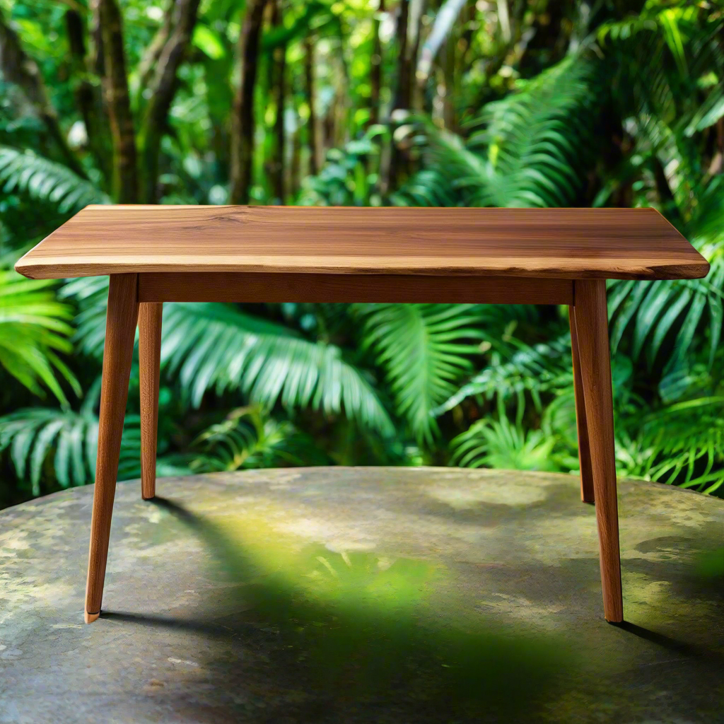 Live Edge Teak Desk