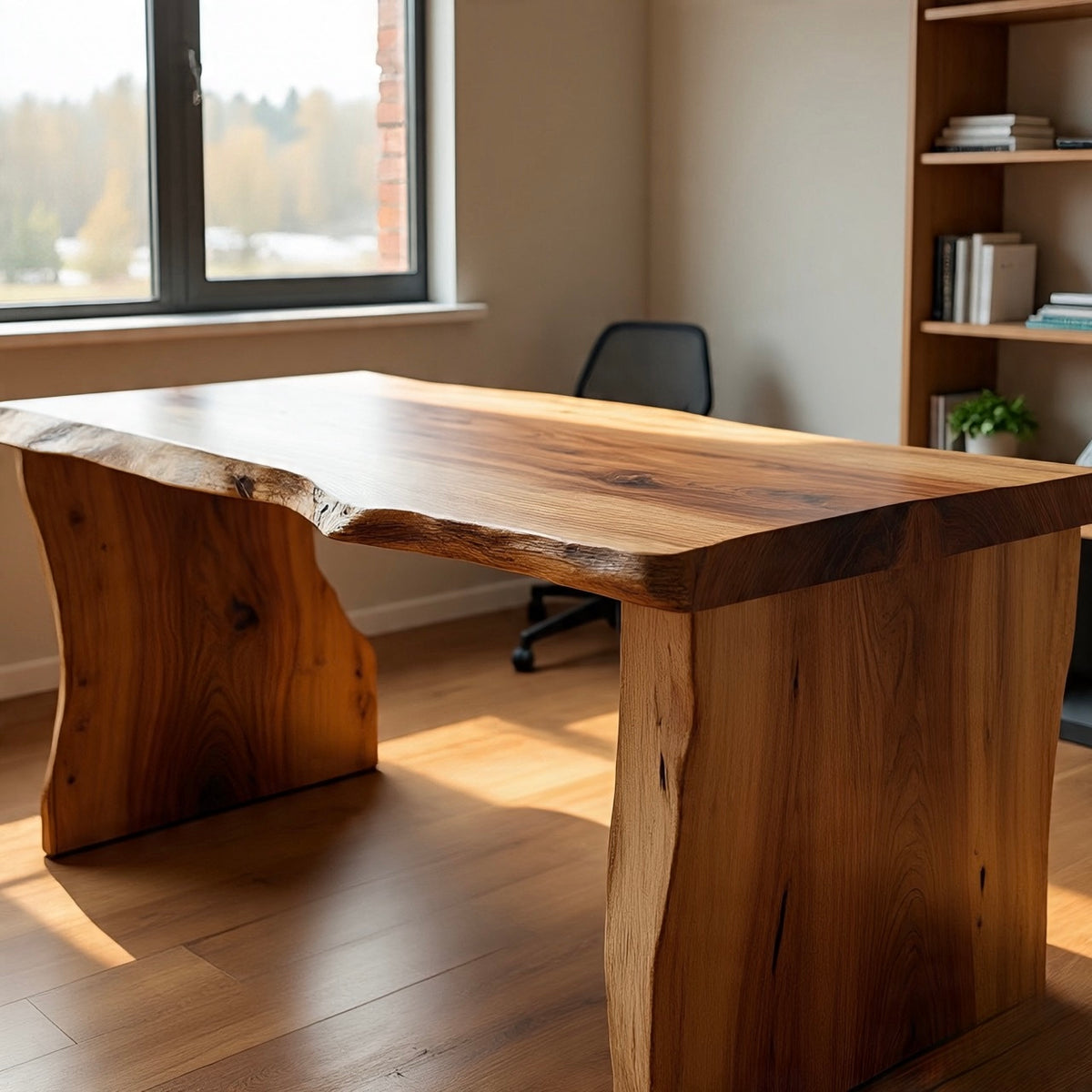 Live Edge Live Oak Desk