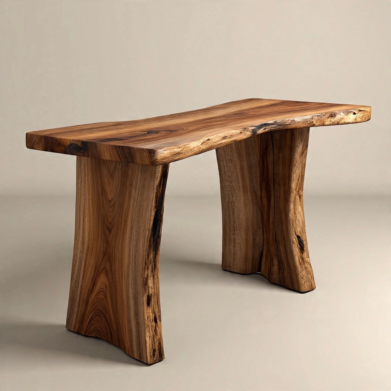 Live Edge Teak Desk