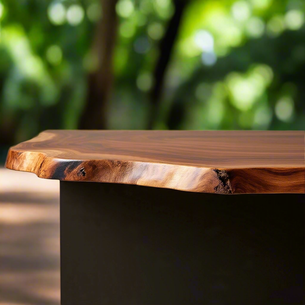 Live Edge Copper Beech Bar Top
