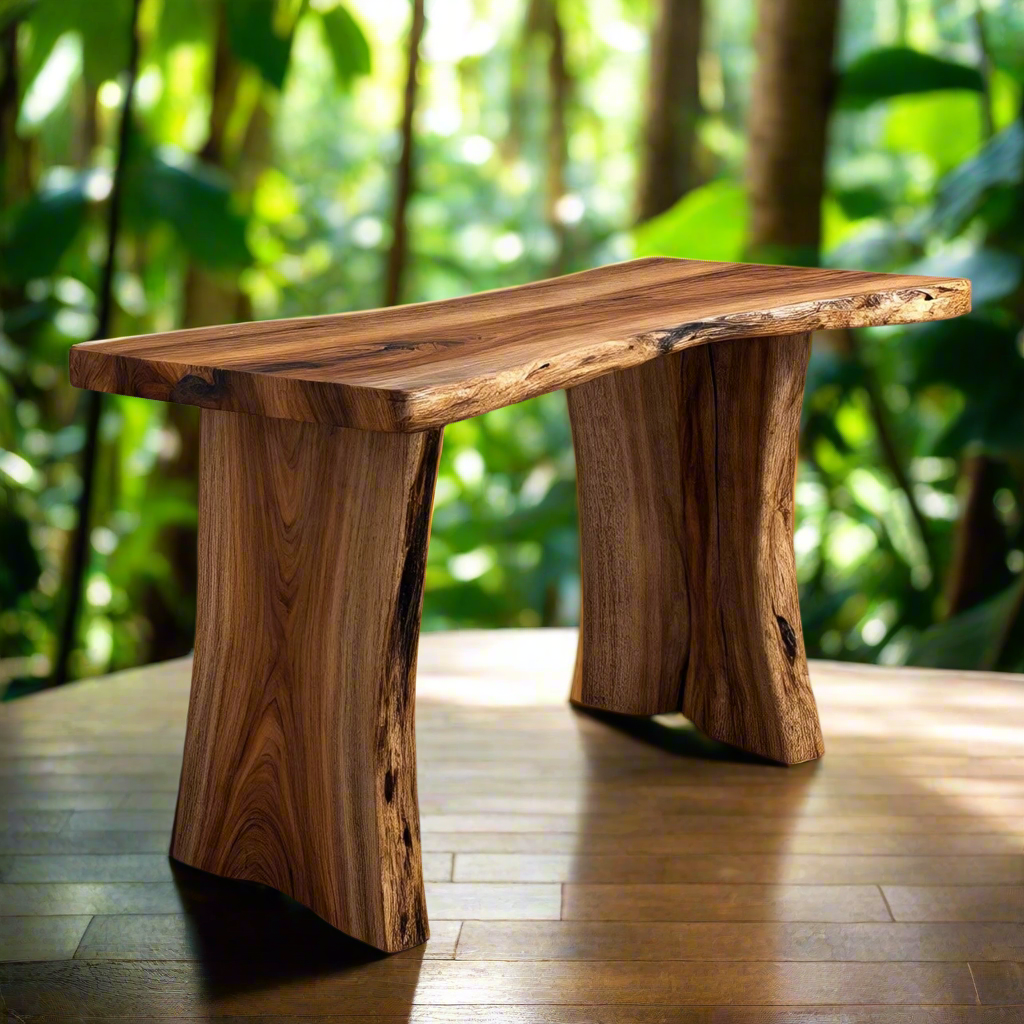 Live Edge Teak Desk
