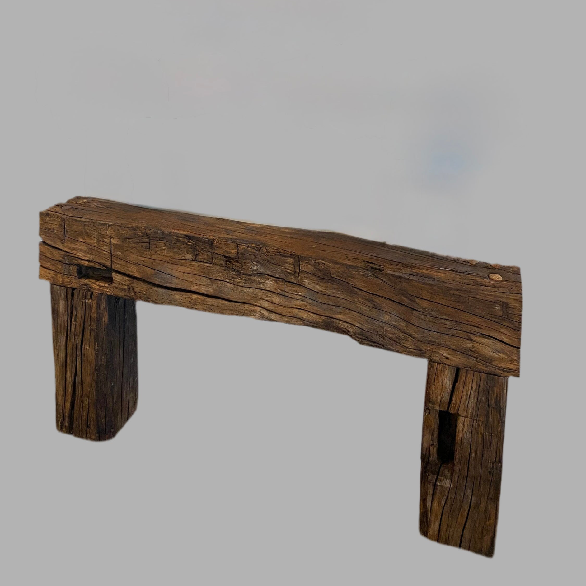 Rustic Beam Console