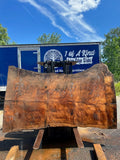 Live Edge Copper Beech Slab 100"L x 47-60"W x 2 1/2"W