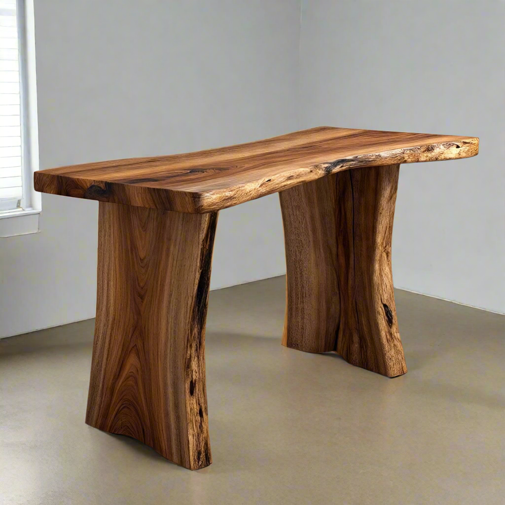Live Edge Teak Desk