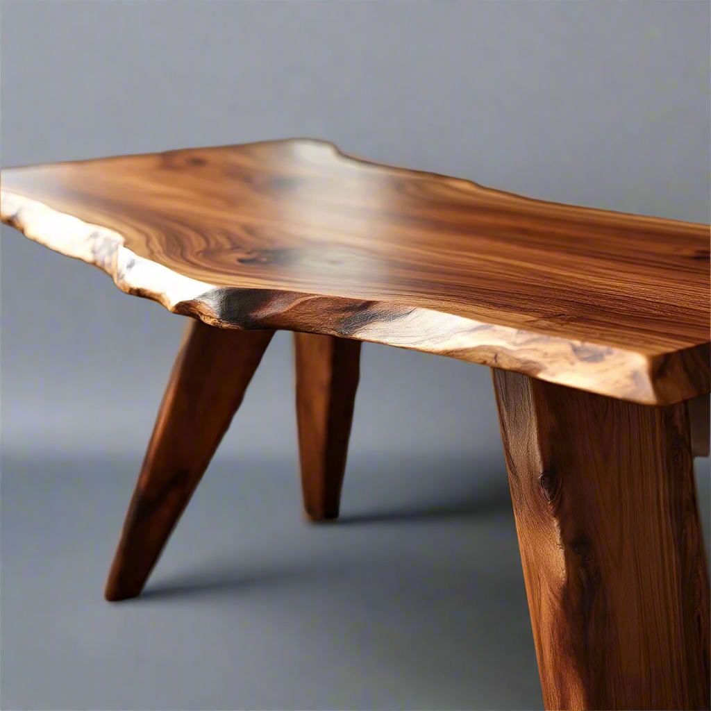 Live Edge Copper Beech Desk