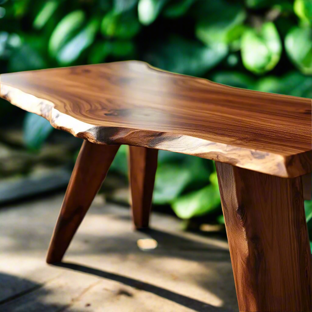 Live Edge Copper Beech Desk