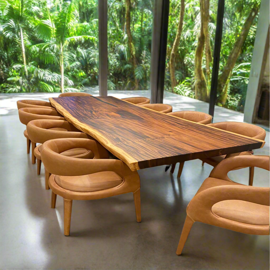 Live Edge Acacia Single Slab Table