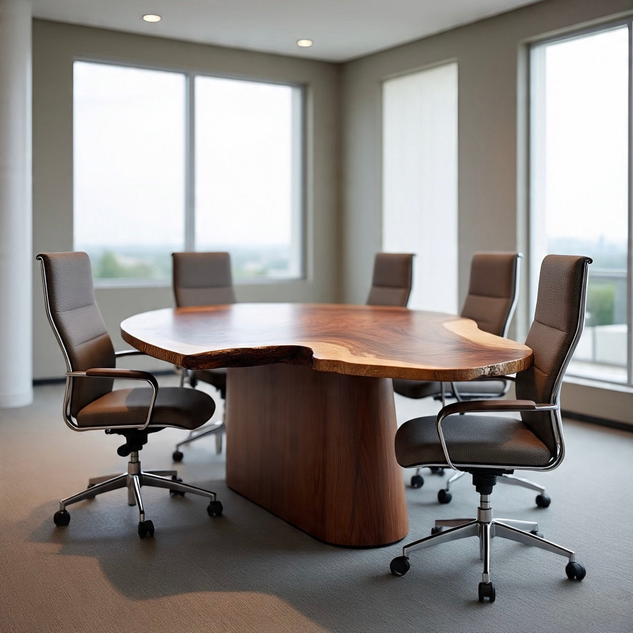Live Edge Cherry Conference Table