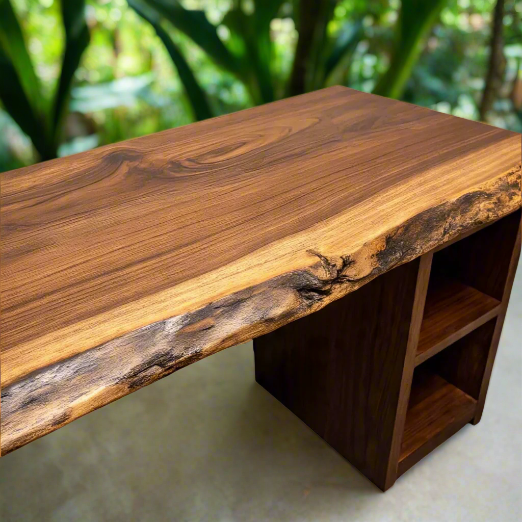Live Edge Black Walnut Desk