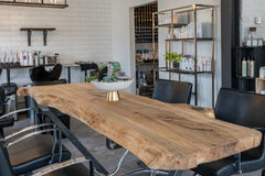 Live Edge Jointed Maple Dining Table