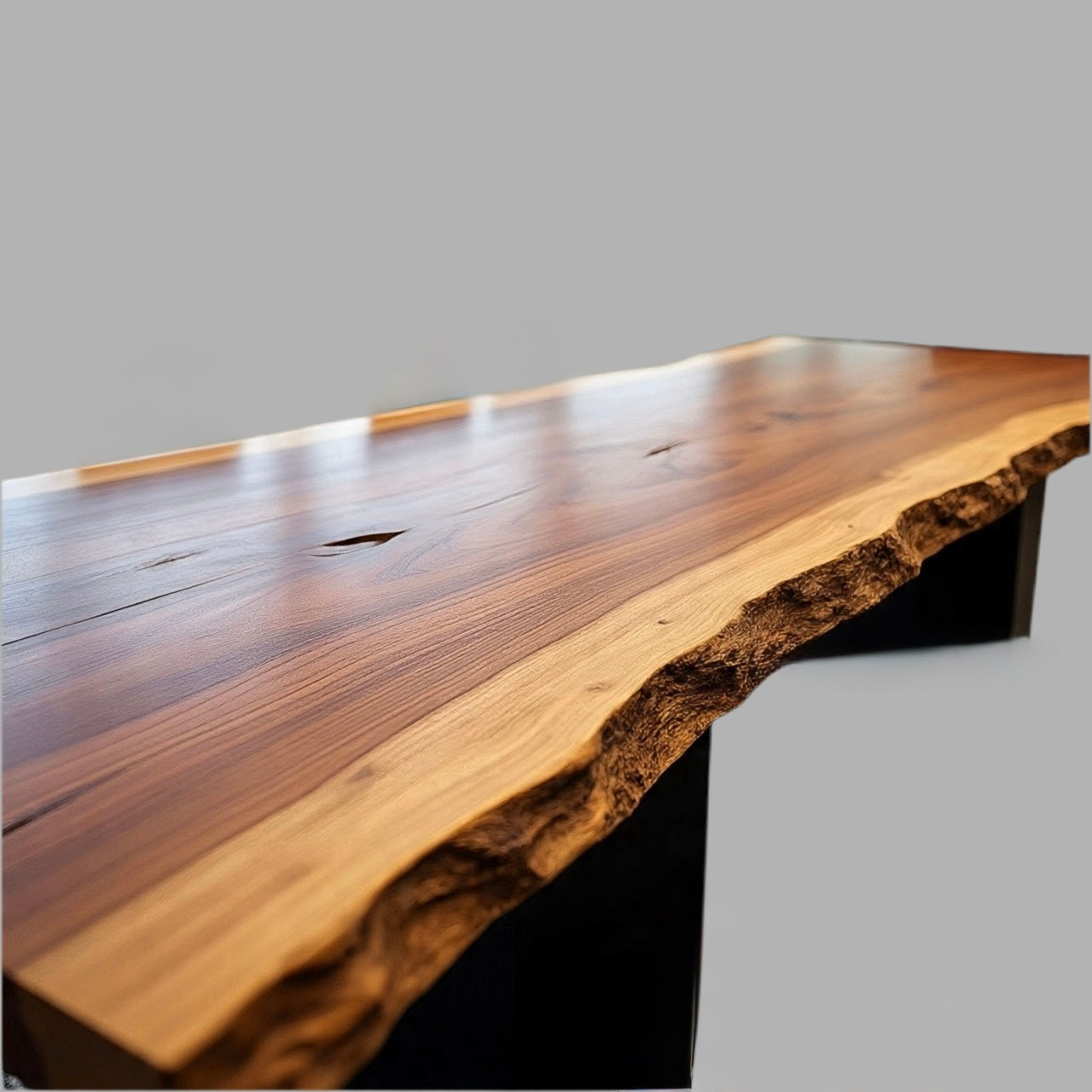 Live Edge Red Oak Conference Table