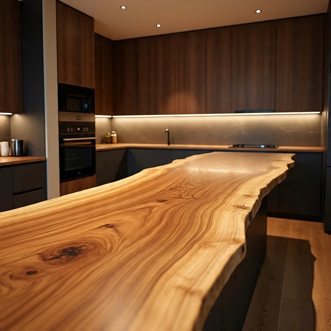 Live Edge Elm Countertop