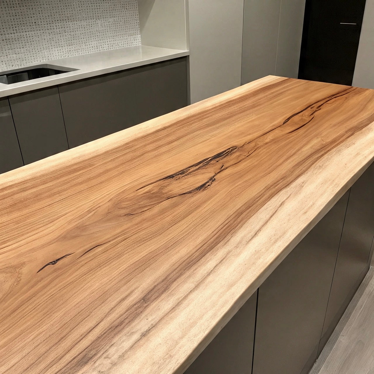 Live Edge Ambrosia Maple Countertop