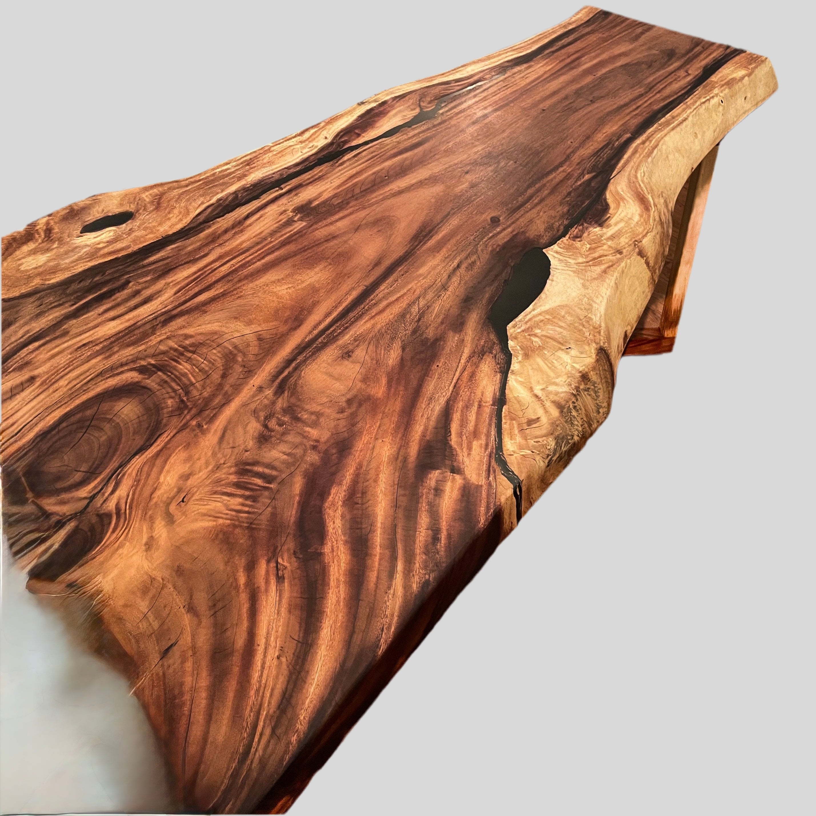 Live Edge Acacia Single Slab Table