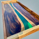 Live Edge Acacia Epoxy River Door