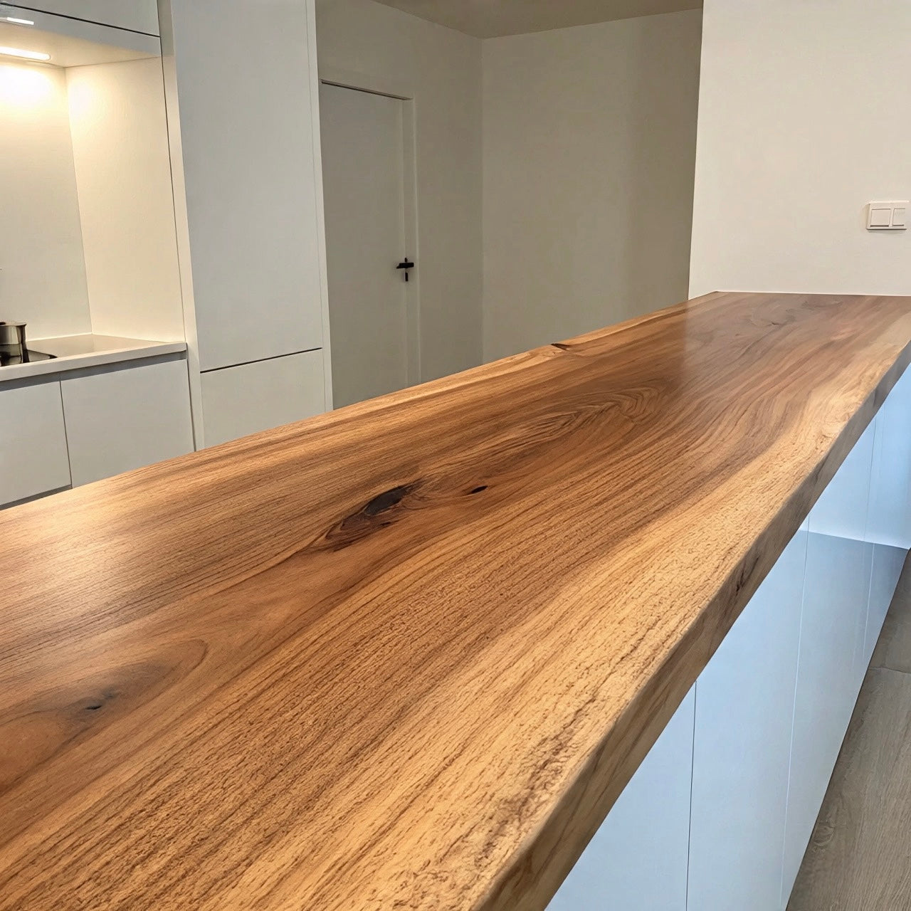 Live Edge Hickory Countertop