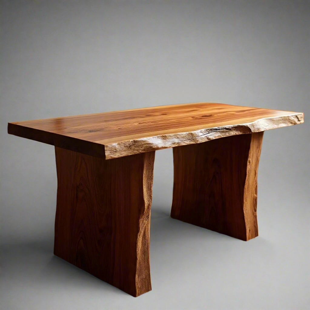 Live Edge Red Oak Desk