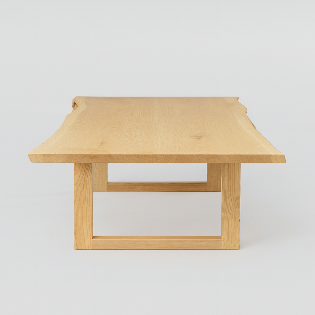 Live Edge Spruce Single Slab Dining Table