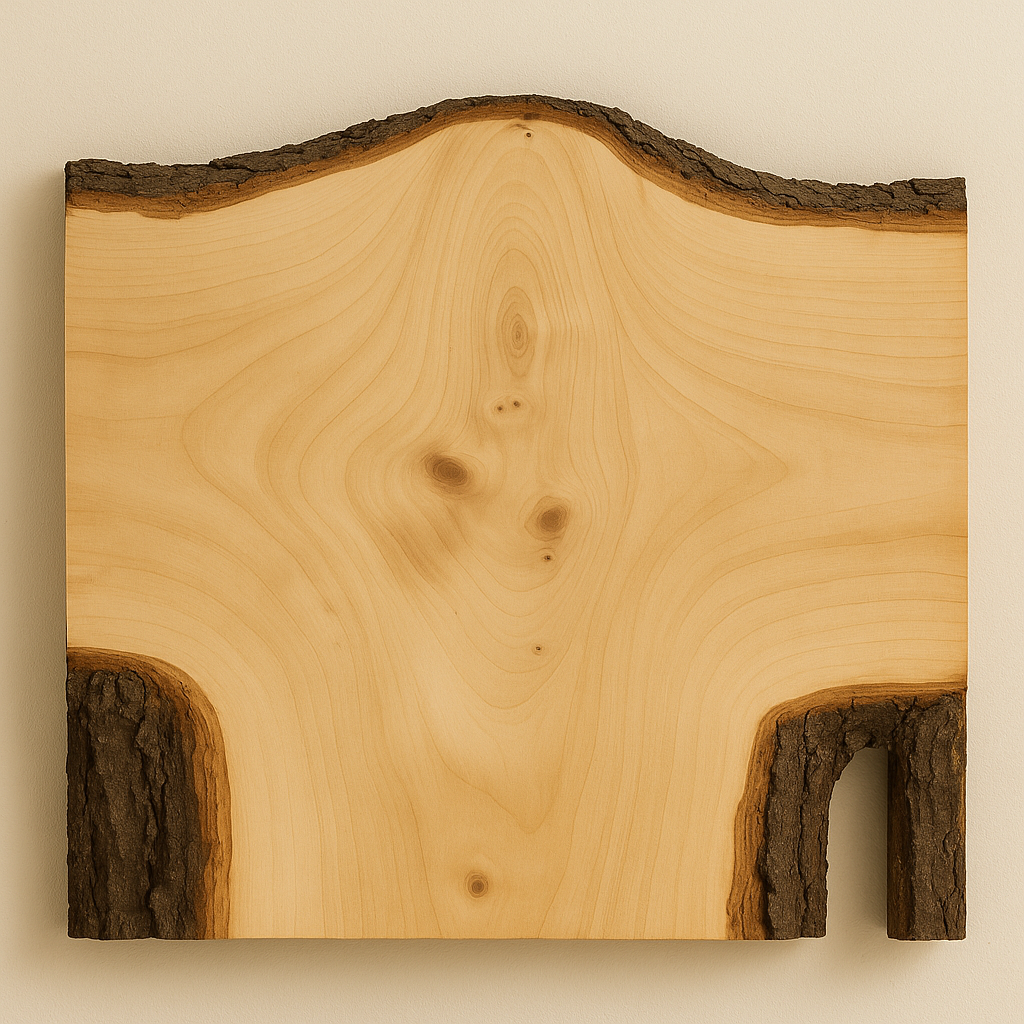 Live Edge Spruce Headboard