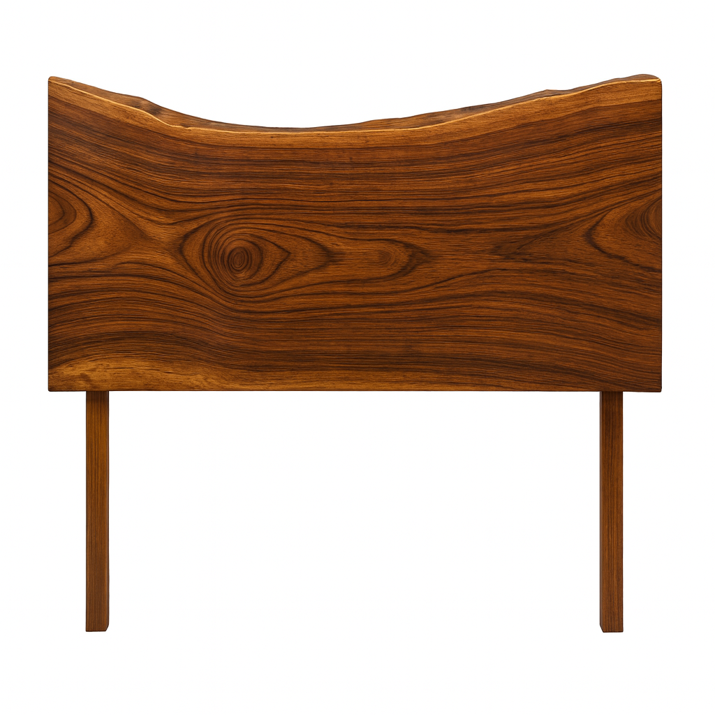 Live Edge Teak Headboard