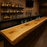 Live Edge Hickory Bar Top