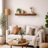 Live Edge Red Oak Shelving