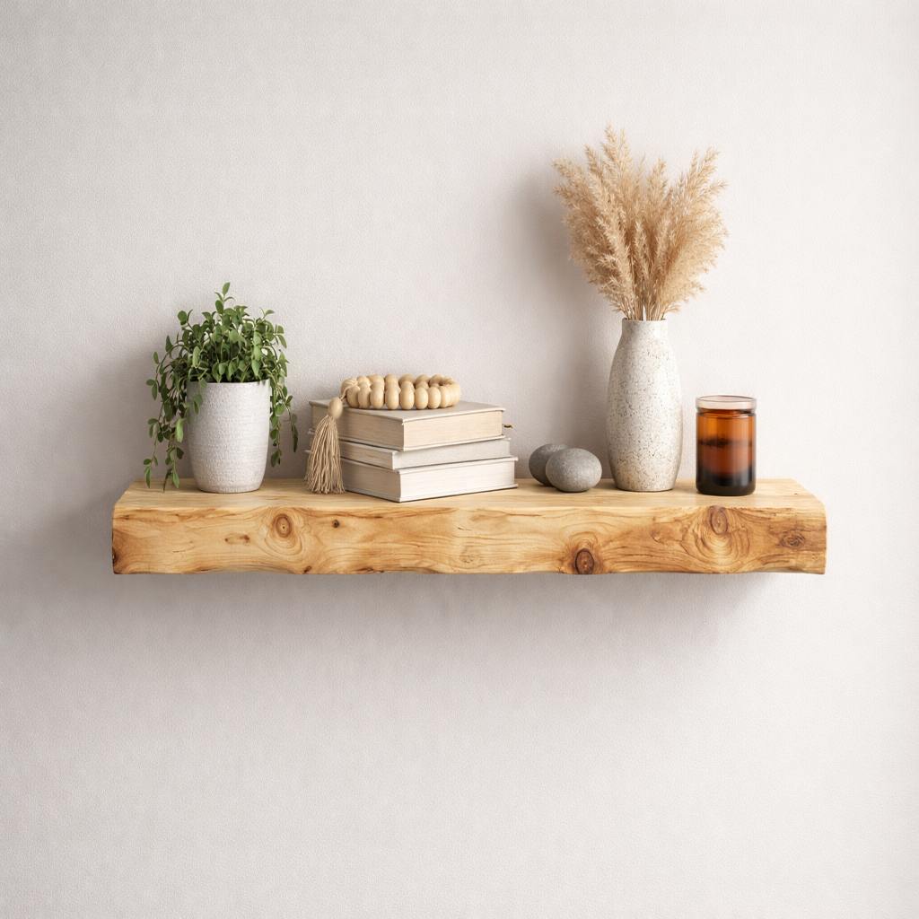 Live Edge Spruce Shelving