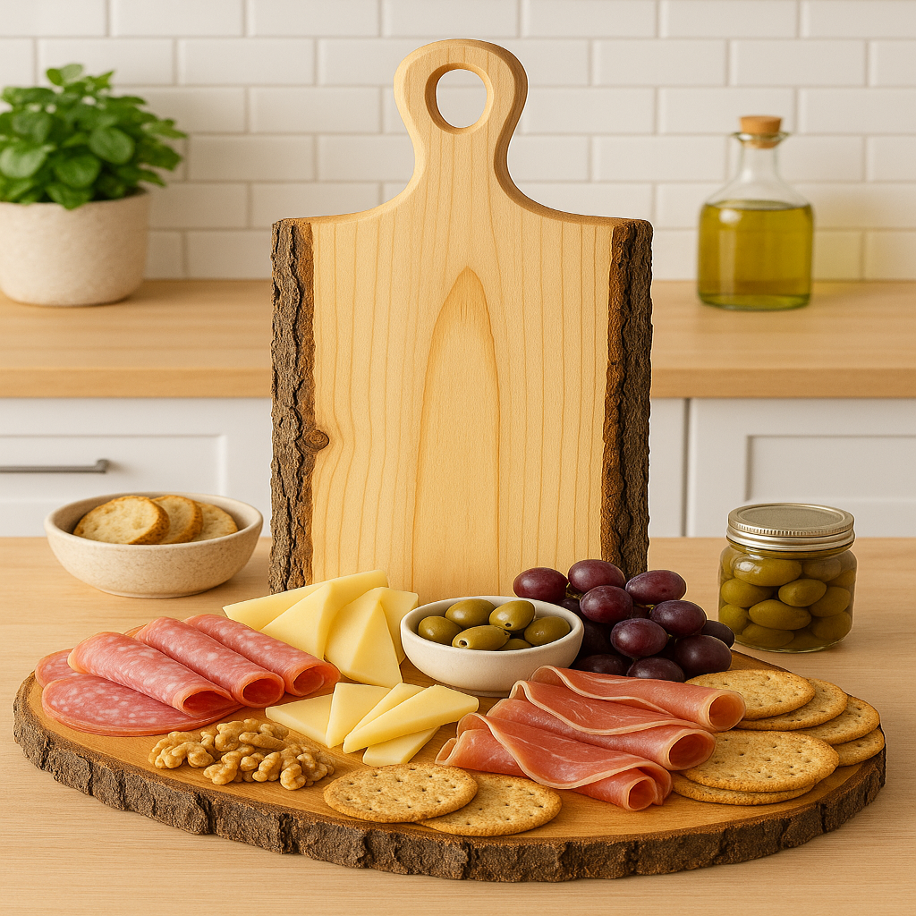 Live Edge Spruce Charcuterie Board
