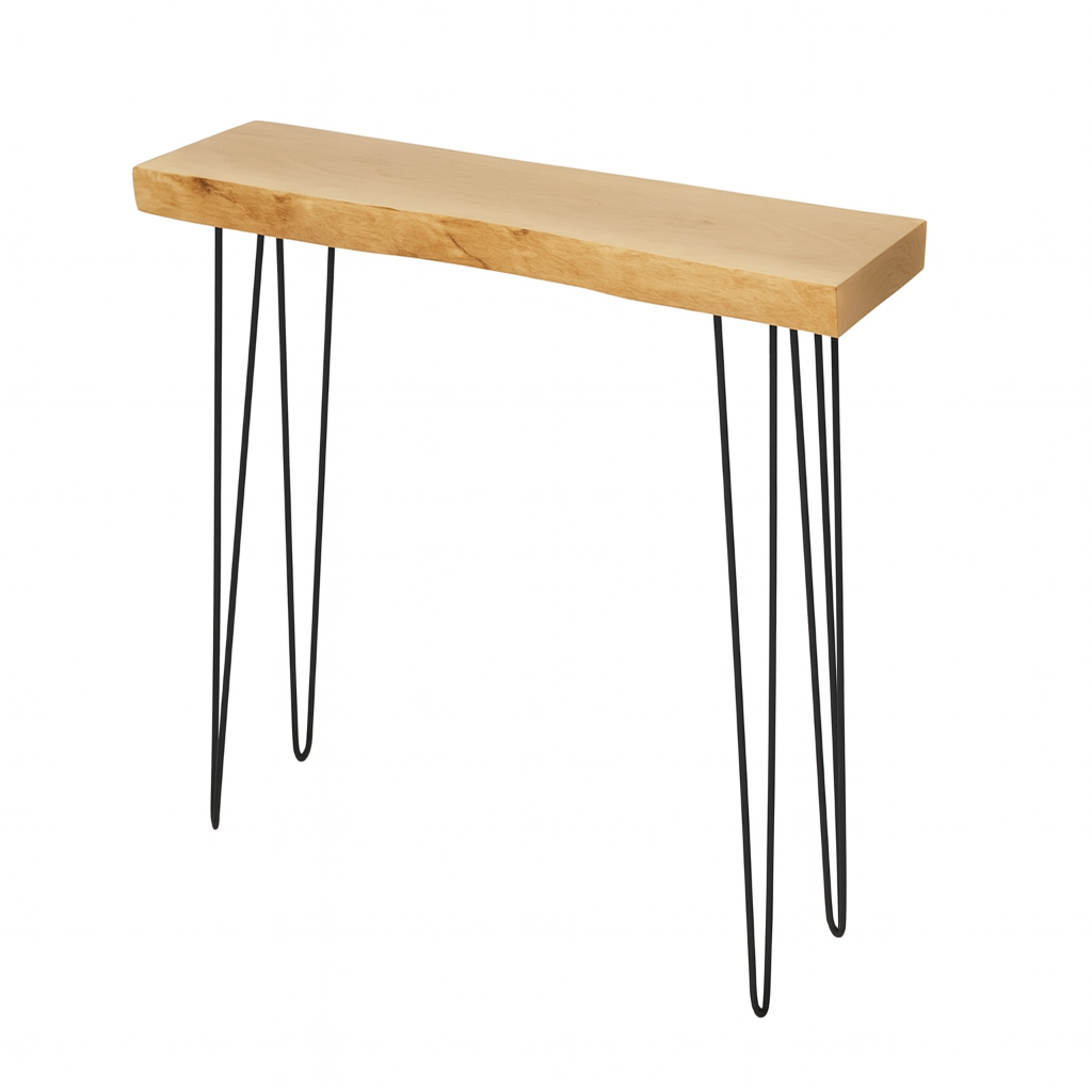 Live Edge Beech Console Table