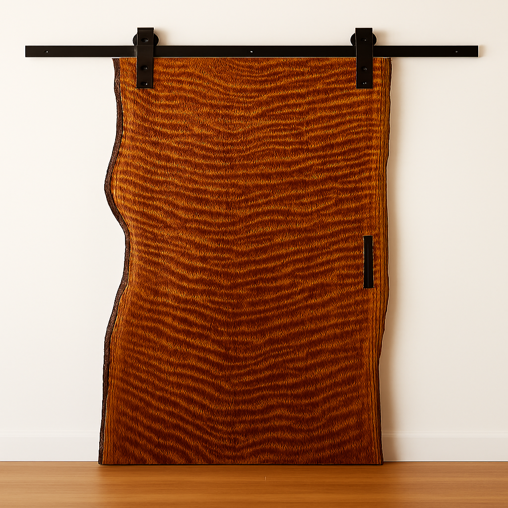 Live Edge Sapele Door