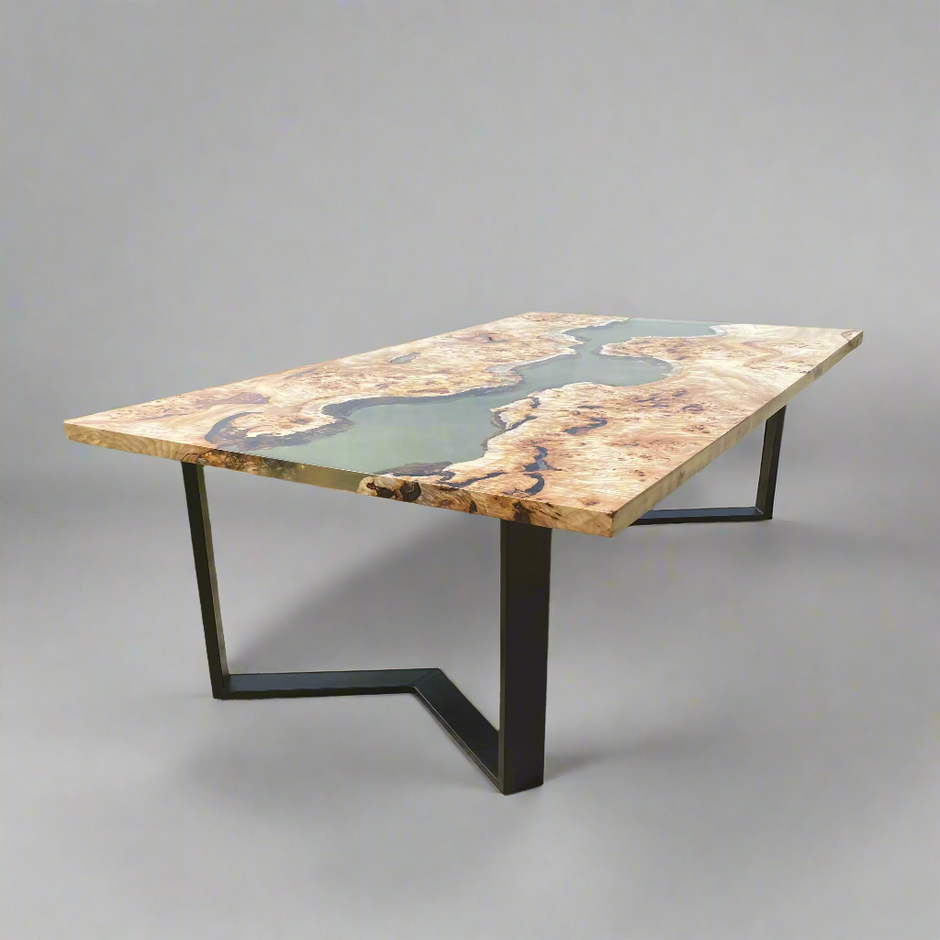 Handcrafted Rustic & Modern Live Edge River Tables – 1 of A Kind