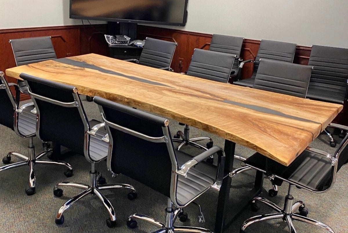 Live Edge Maple Conference Table