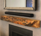 Live Edge Maple Mantel