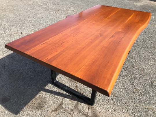 Live Edge Jointed Cherry Dining Table