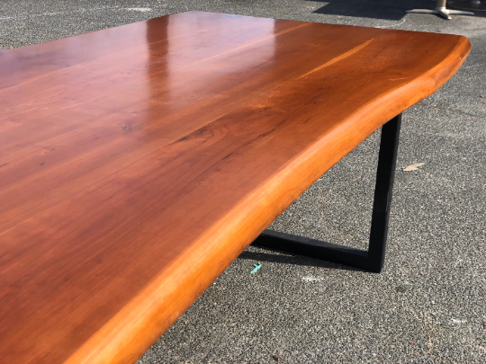 Live Edge Jointed Cherry Dining Table