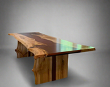Live Edge Maple Epoxy River Table